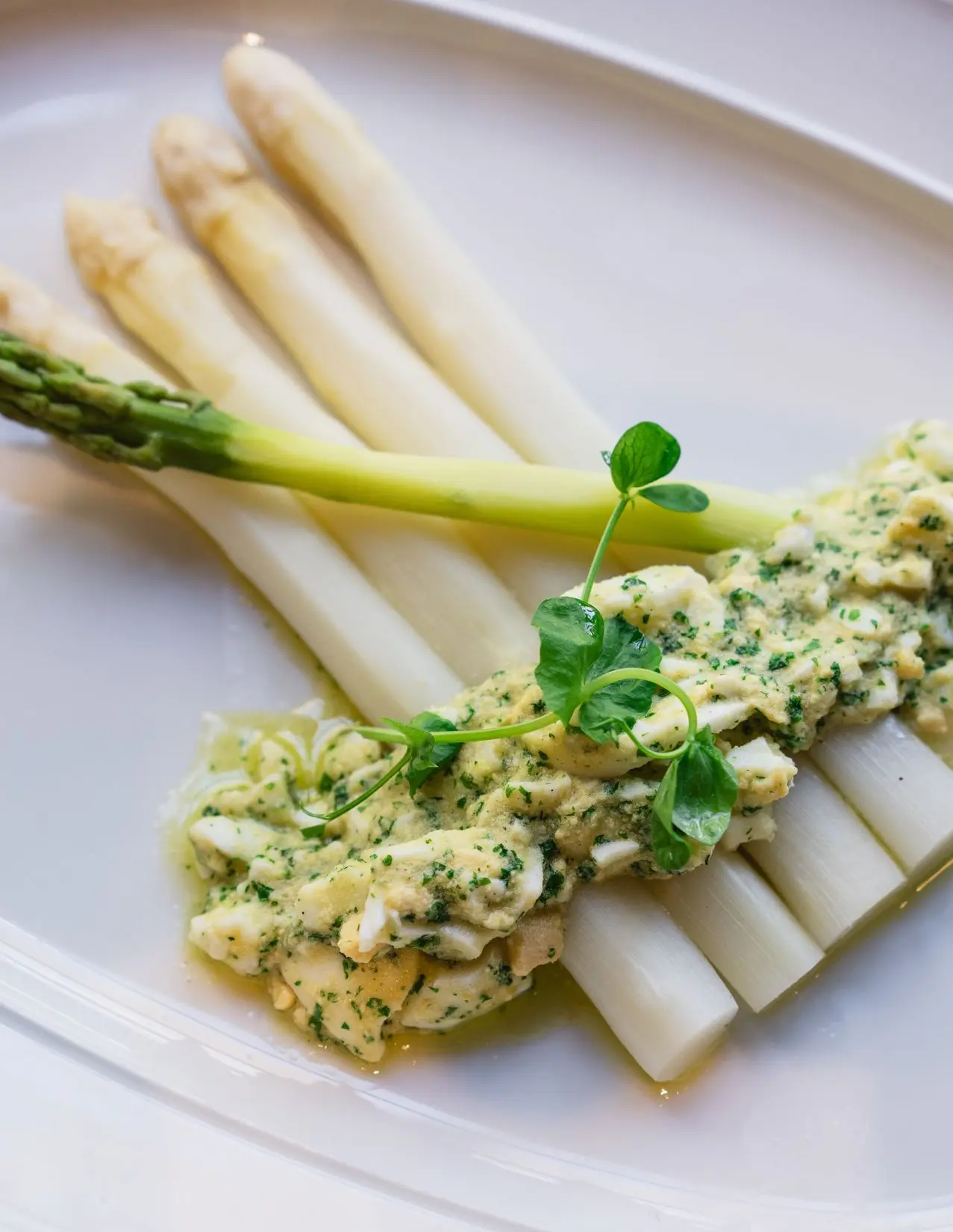 Asperge à la flamande, Au Repos des Chasseurs