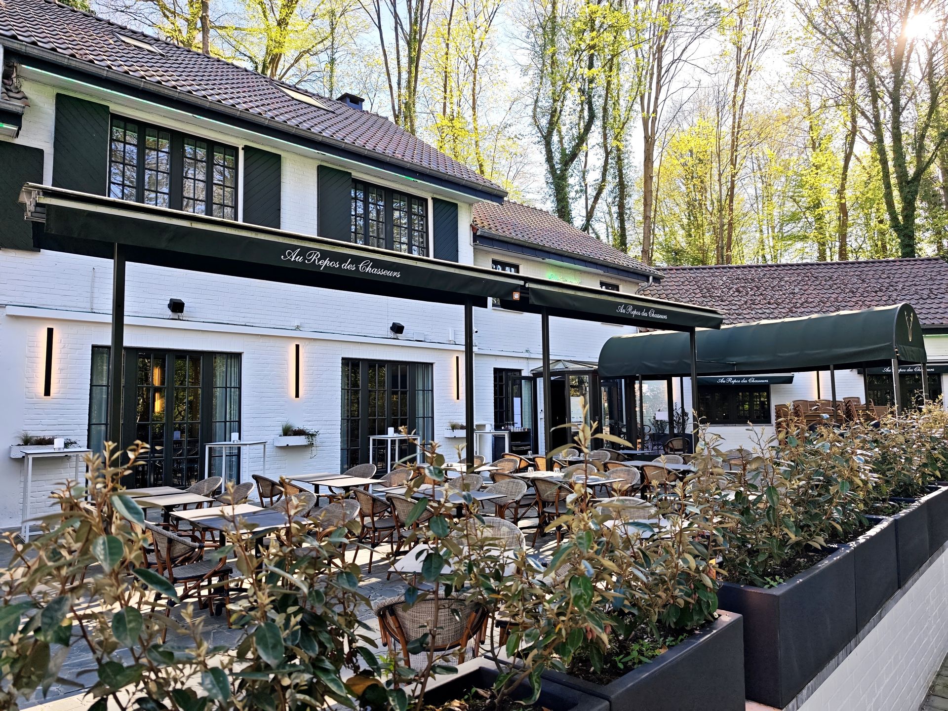 Au Repos des Chasseurs, terrasse, forêt de Soignes